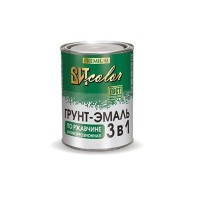 Грунт  эмаль 3 в 1  по ржавчине синяя 0,9 кг