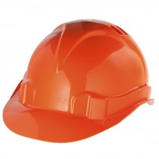 Каска защитная из ударопрочной пластмассы, модель Европа (К-01), оранжевая Сибртех