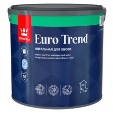 Краска для обоев и стен EURO TREND A 2,7 л