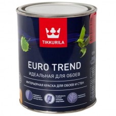 Краска для обоев и стен EURO TREND А мат 0,9 л