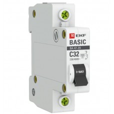 Автоматический выключатель EKF Basic ВА 47-29 4,5кА 1P 32А C