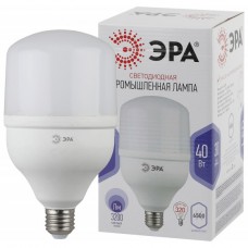 Лампочка светодиодная ЭРА STD LED POWER T120-40W-6500-E27 E27 / Е27 колокол холодный дневной свет