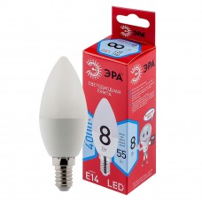 Лампочка светодиодная ЭРА RED LINE LED B35-8W-840-E14 R E14 8 Вт свеча нейтральный белый свет