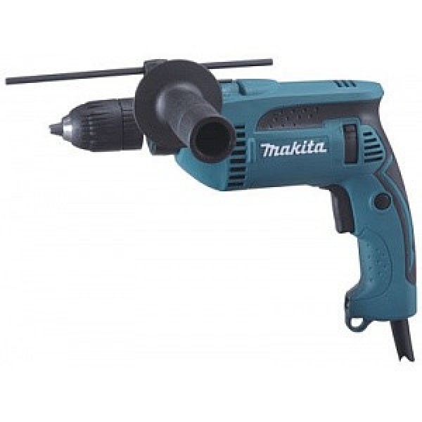 Дрель ударная электрическая Makita HP1641F, 680Вт, БЗП / HP1641F