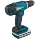 Дрель-шуруповерт аккумуляторная Makita DF457DWE