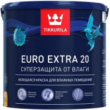 Краска для влажных помещений EURO EXTRA 20 А п/мат 2.7 л