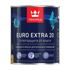 Краска для влажных помещений EURO EXTRA 20 A п/мат  0.9 л