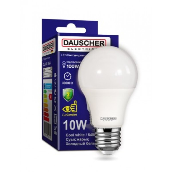Лампа светодиодная DAUSCHER А60 10W E27 6500K